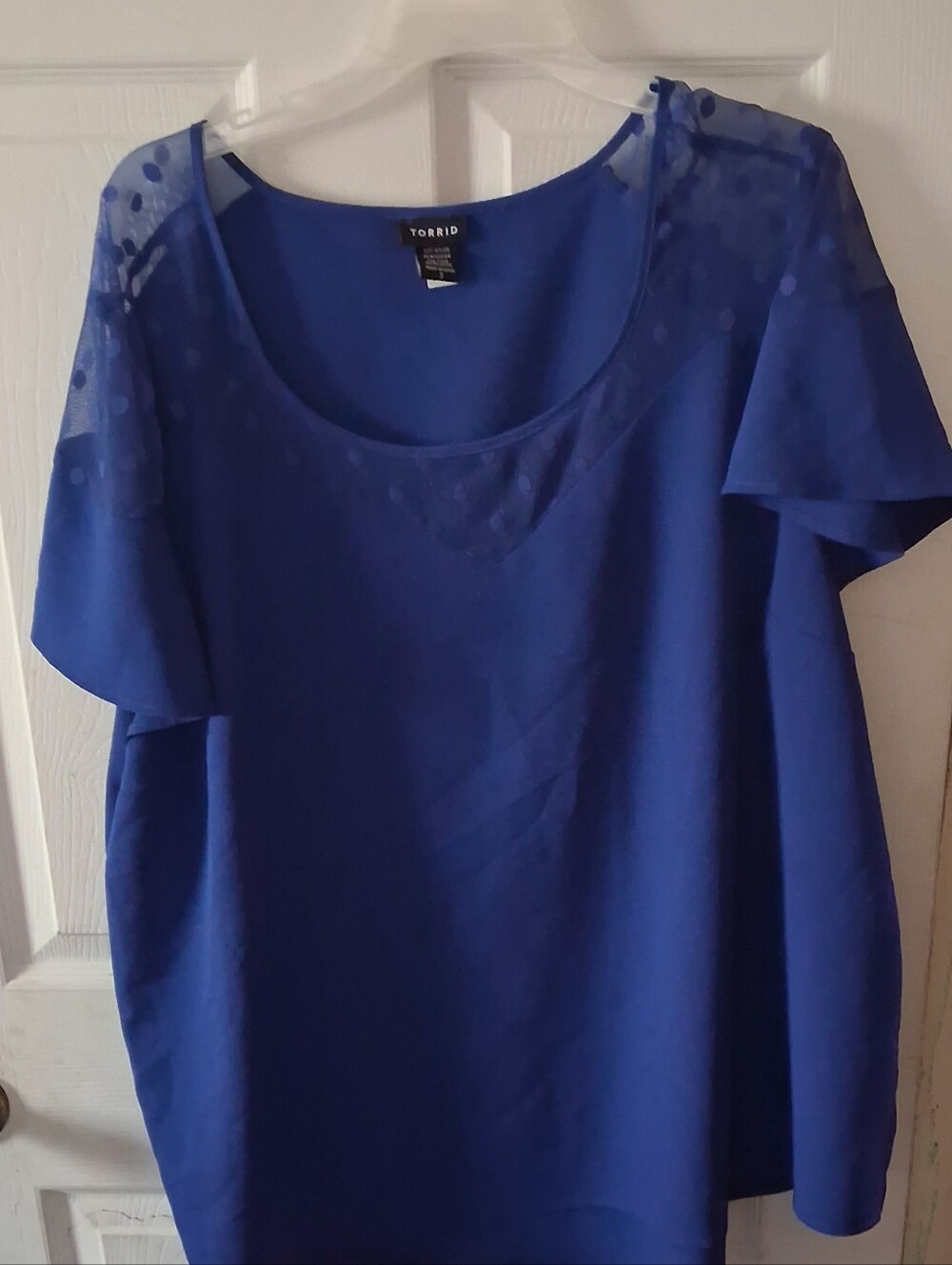 Torrid - Women's Royal Blue Plus Size Casual Blouse. Size 3(3X,22/24)